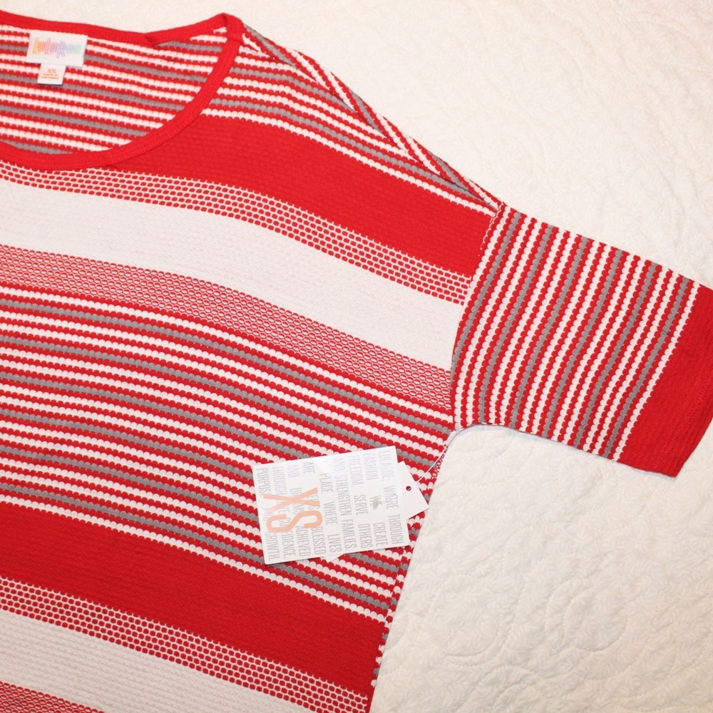 Irma XS - Red/White Stripped